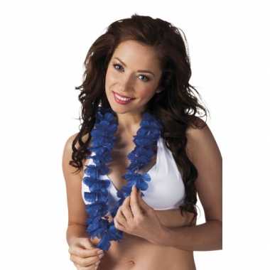 Originele blauwe hawaii slinger carnavalskleding