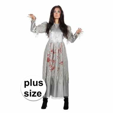 Originele halloween grote maat zombie halloween bruidscarnavalskledin