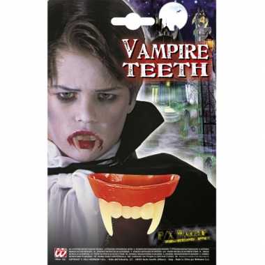 Originele  Halloween kinder gebit vampier carnavalskleding