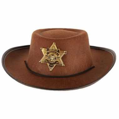 Originele  Wilde westen cowboy hoed carnavalskleding