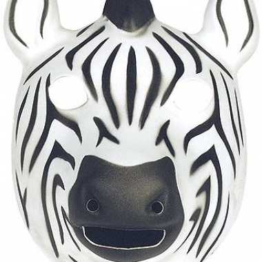Originele  Zebra masker soft foam materiaal carnavalskleding
