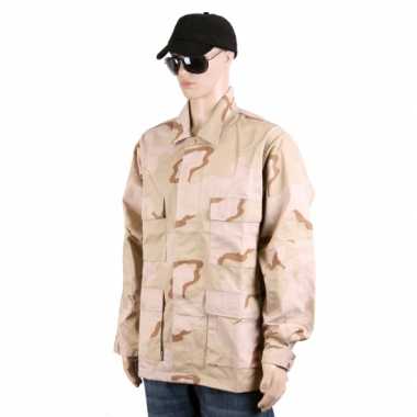 Originele  Zomerjack desert camouflage print carnavalskleding