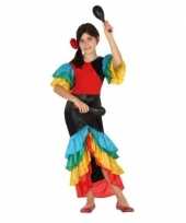 Originele braziliaanse samba rumba danseres verkleed carnavalskledingvoor meisjes