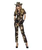 Originele camouflage bodysuit riem carnavalskleding