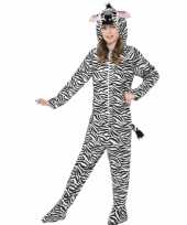 Originele carnavalskleding zebra all one kinderen