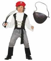 Originele compleet piraten carnavalskleding maat kinderen 10102730