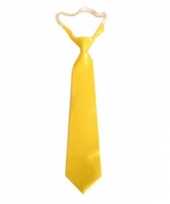 Originele gele stropdassen volwassenen carnavalskleding