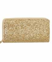 Originele gouden glitter portemonnee dames carnavalskleding