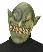 Originele groen zombie masker volwassenen carnavalskleding