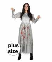 Originele halloween grote maat zombie halloween bruidscarnavalskleding dames