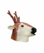 Originele hert verkleed masker latex carnavalskleding