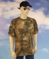 Originele jagers camouflage t shirt carnavalskleding