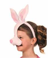 Originele masker konijn geluid carnavalskleding