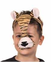 Originele masker tijger geluid carnavalskleding