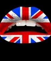 Originele party lip stickers groot brittannie carnavalskleding
