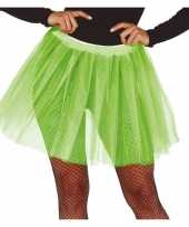 Originele petticoat tutu verkleed rokje lime groen dames carnavalskleding
