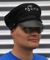 Originele politie accessoires verkleedset pet bril carnavalskleding