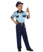 Originele politie agent carnavalskleding verkleed carnavalskleding jongens 10131900