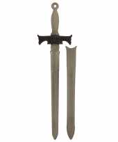 Originele speelgoed ridder verkleed zwaard zilver carnavalskleding