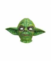 Originele star wars yoda masker latex carnavalskleding