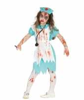 Originele zombie verpleegster zuster verkleedcarnavalskleding meisjes