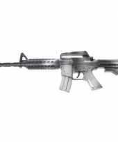 Originele zwart automatisch speelgoed geweer jongens carnavalskleding