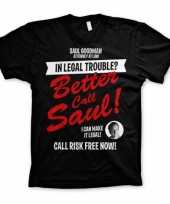 Originele zwart breaking bad legal trouble t shirt carnavalskleding