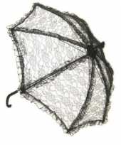 Originele zwarte vintage paraplu carnavalskleding
